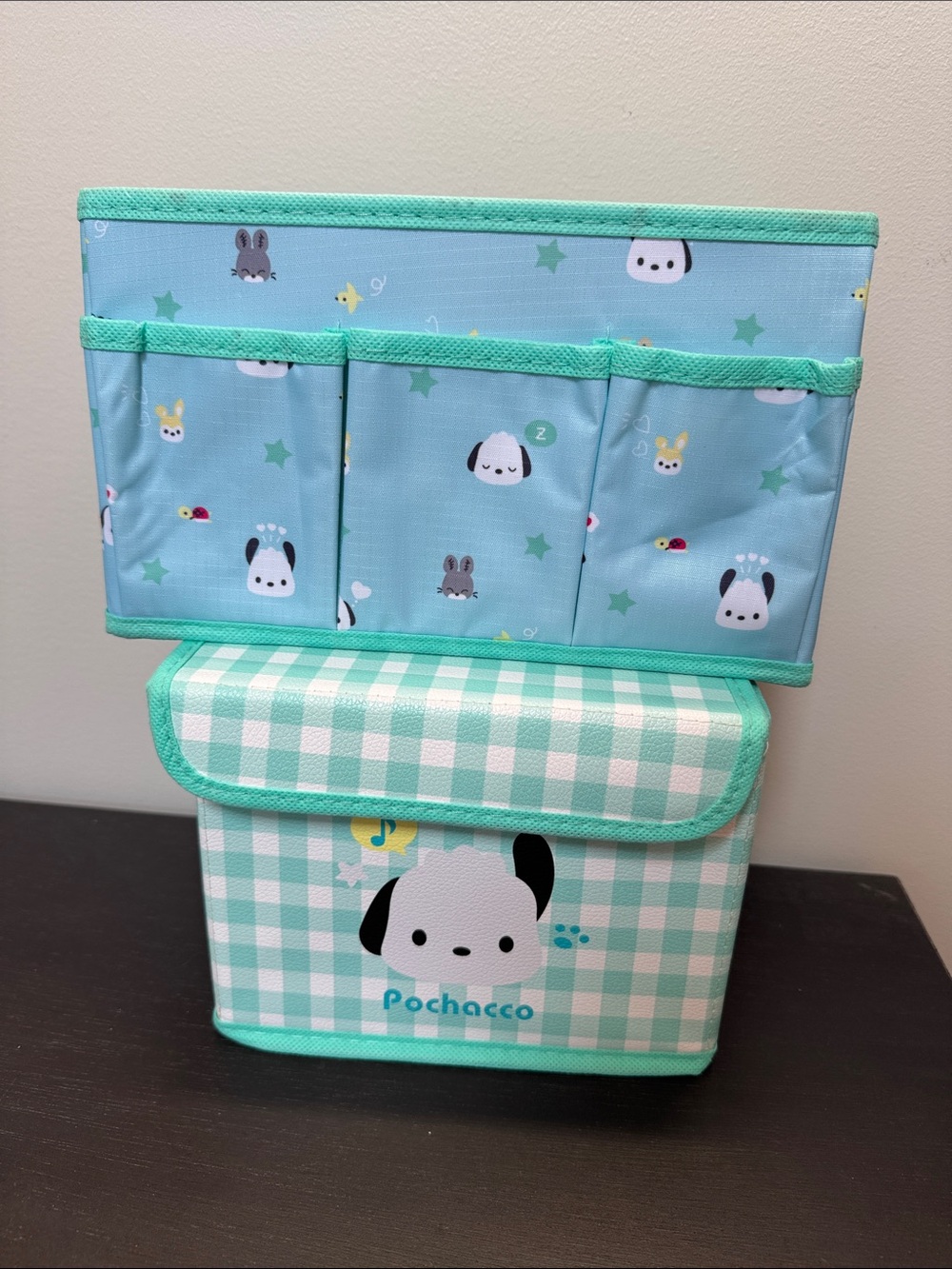Pochacco Mint Green Storage Bins